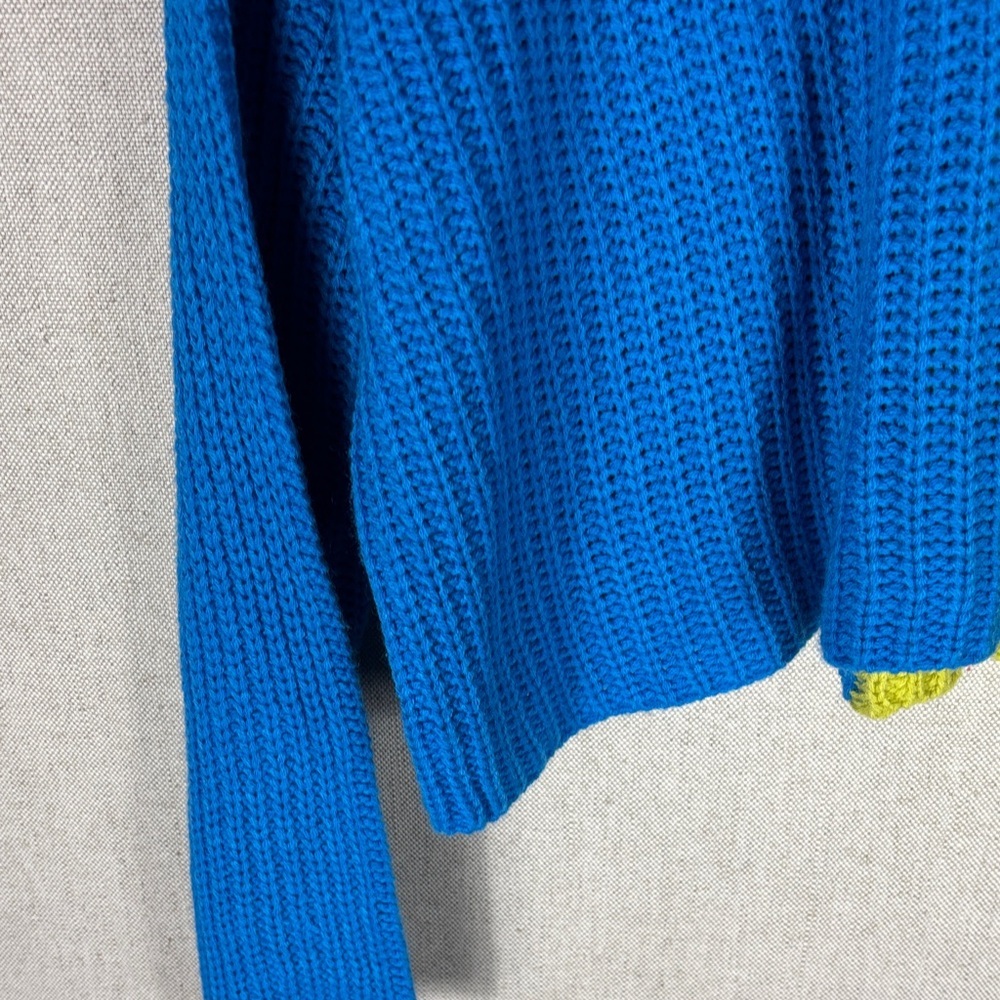 Sincerely Jules > New with Tag Color Block Cropped Sweater Medium - Picture 3 of 9